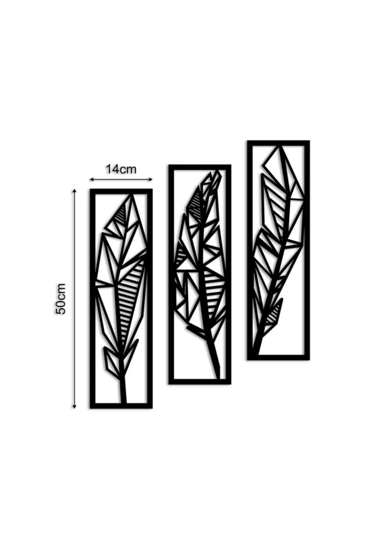 3pcs Black Feather Laser cut Decorative Painting Mdf Wooden Wall Board 3mm room home decor big size gift art