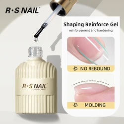 RS NAIL 10ml Reinforce Gel Nail Polish Self-leveling Construction Gel Semi Permanent Soak Off UV Varnish Base Reinforcement Gel