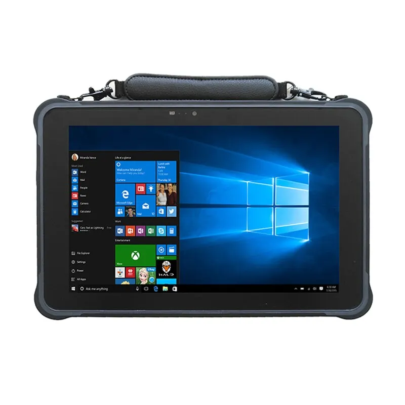 10.1 inch Industrial 1D 2D Barcode Scanner IP67 Rugged Windows 10 Pro Tablet PC  Intel Z8350  4GB RAM 64GB WiFi RS232 RJ45 HDMI