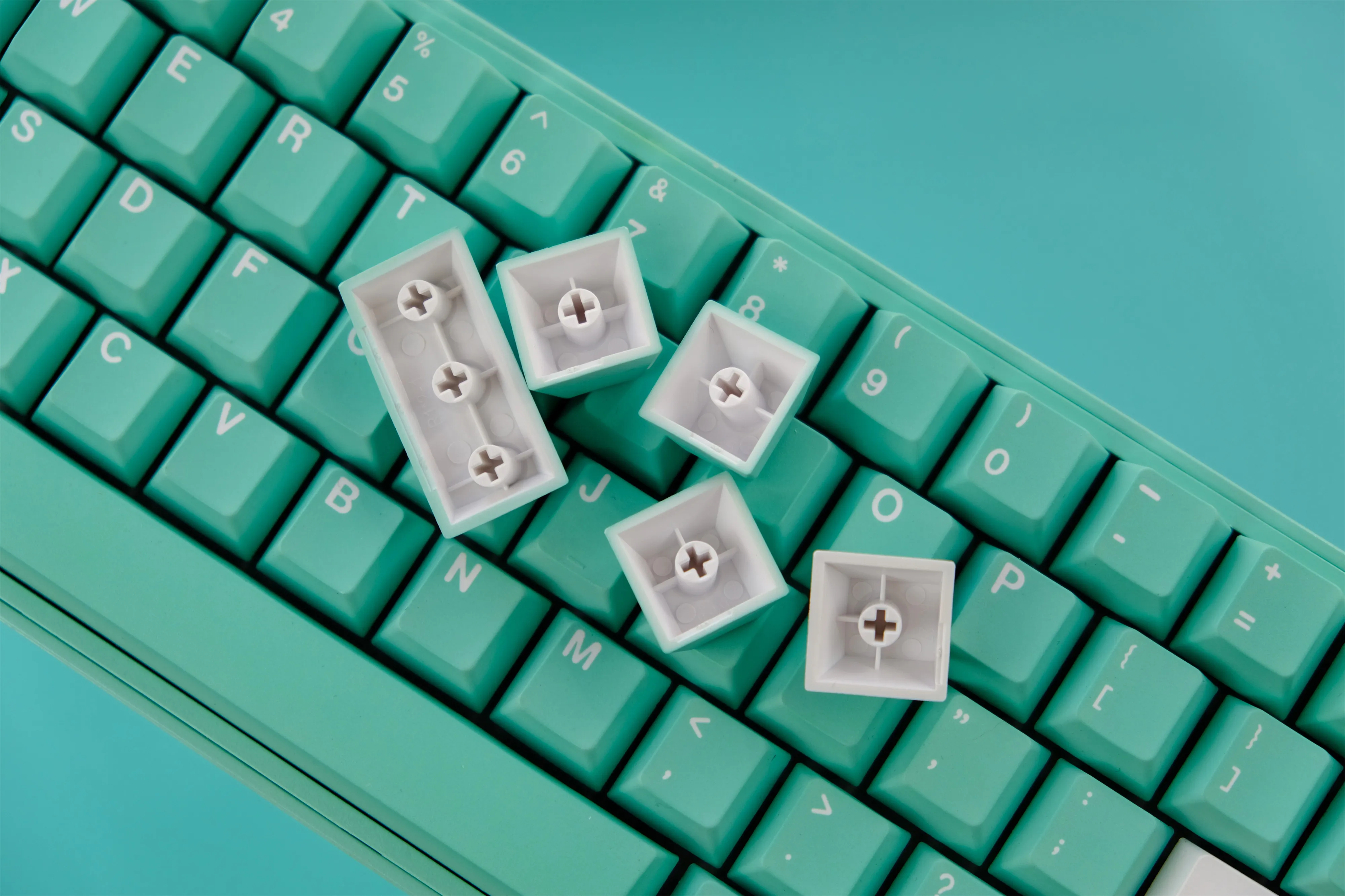 GMK-tecla PBT Tiffany, 129 PBT Kycaps Cherry Profile DYE-SUB, personalizadas, para teclado mecánico