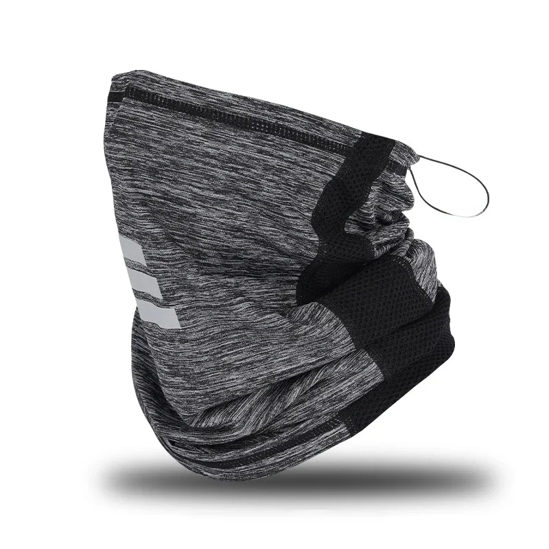 AliExpress NONE Summer Face Mask Sports Neck Cover Men's Scarf Cool Outdoor Cycling Magic Adjustable Reflect Light Ice Silk Fishing Women Veil