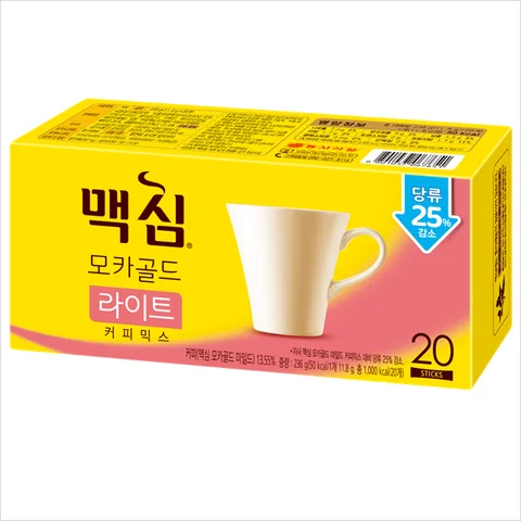 맥심 모카골드라이트 커피믹스 20T
