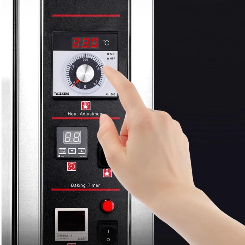 Oven Commercial Spray Humidification Food Processors Pizza Cake Bread Equipment Bakery Hot Air Circulating Furnace