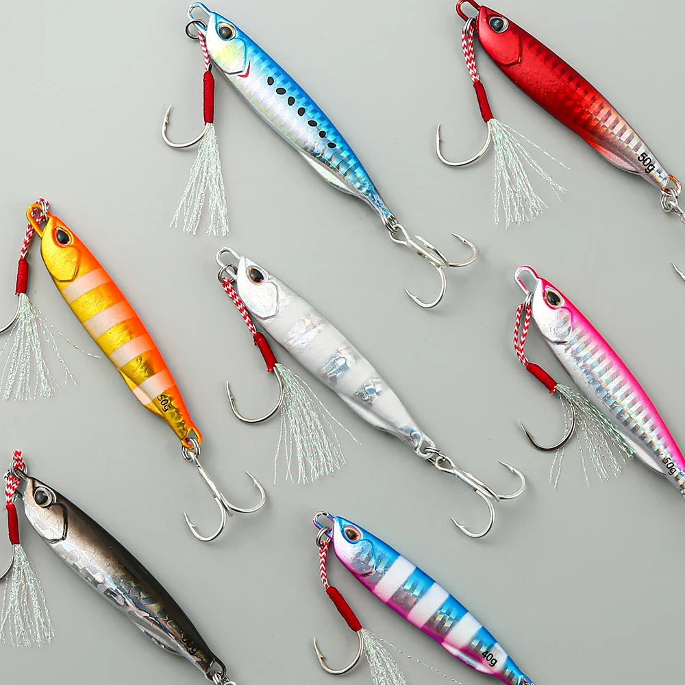 2021 Japen Metal Cast Jig Spoon 10/15/20/30/40/50g Shore Casting Jigging Fish Sea przynęta na połów okoni sztuczna przynęta Tackle — zdjęcie 2