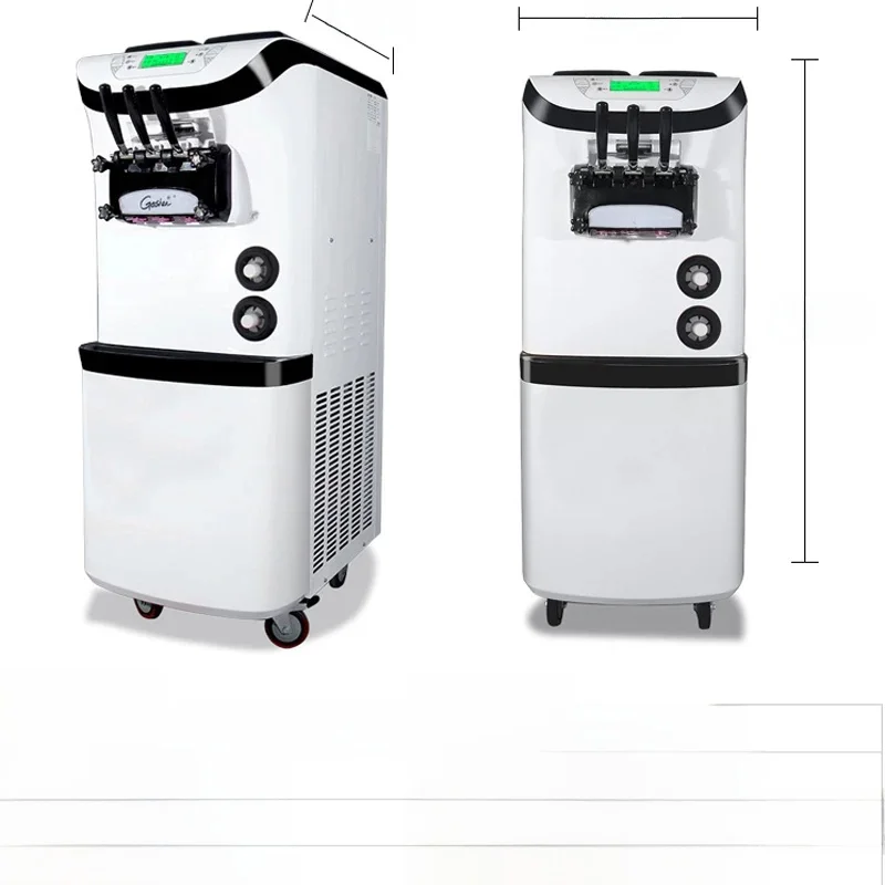 Ice Cream Machine Double Compressor Soft Ice Cream Machine With Precooling System Ice Cream Makers For Sale At Low Price 3300W