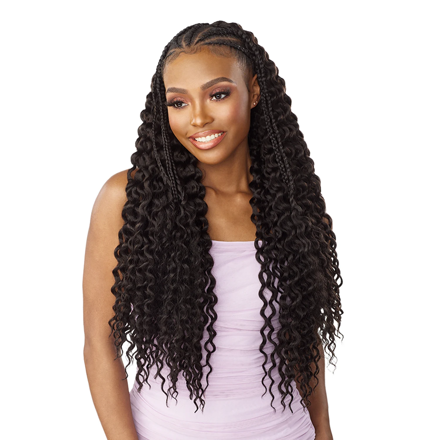 Sensationnel Synthetic Crochet Braids Lulutress Fully Folded 3X Braid Out 24"