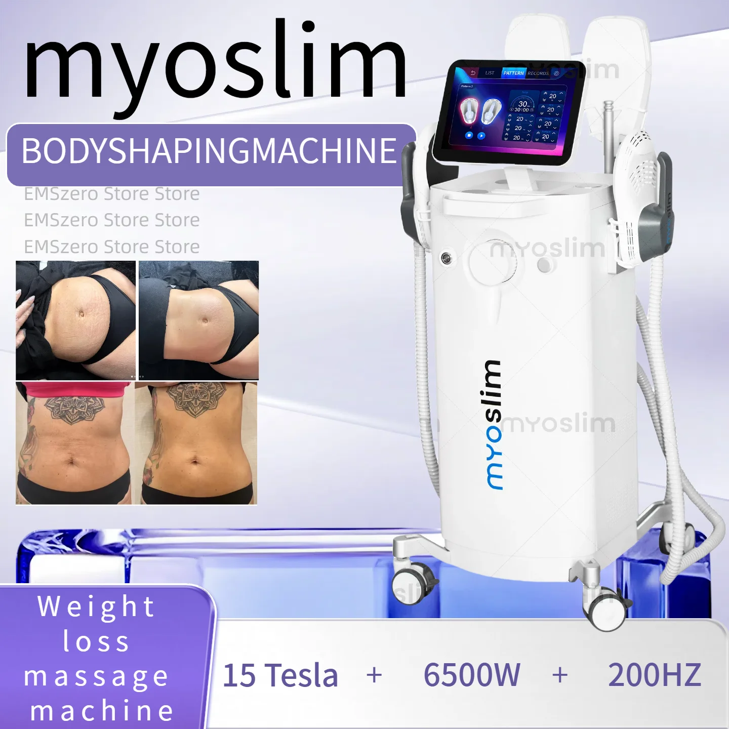 

Ems Neo Electromagnetic stimulate Sculpting Muscle Machine Nova Emszero RF Body Slimming Reduce fat build muscles Machines