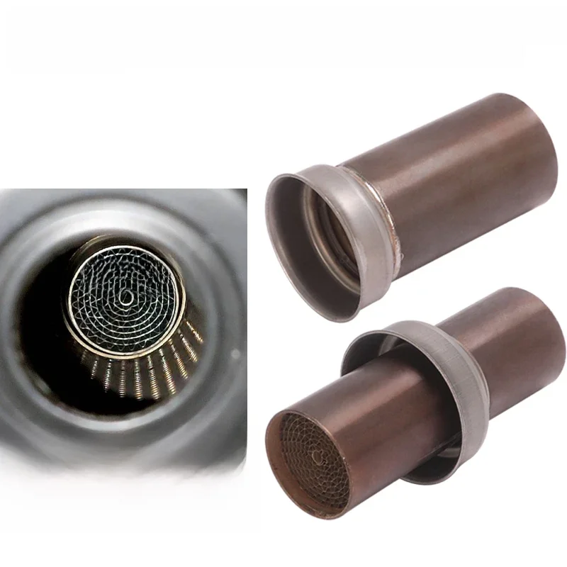 AliExpress iSTUNT 50.8mm Removable DB Killer Universal Motorcycle Exhaust Escape Moto Mesh Catalyst Damper Silencer Muffler Arrester Dit Bike
