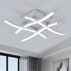IRALAN Modern Ceiling Minimalist LED Light 3 Mode Color Temperature Eye Protection Wall Switch Easy To Install  Lamps For Room