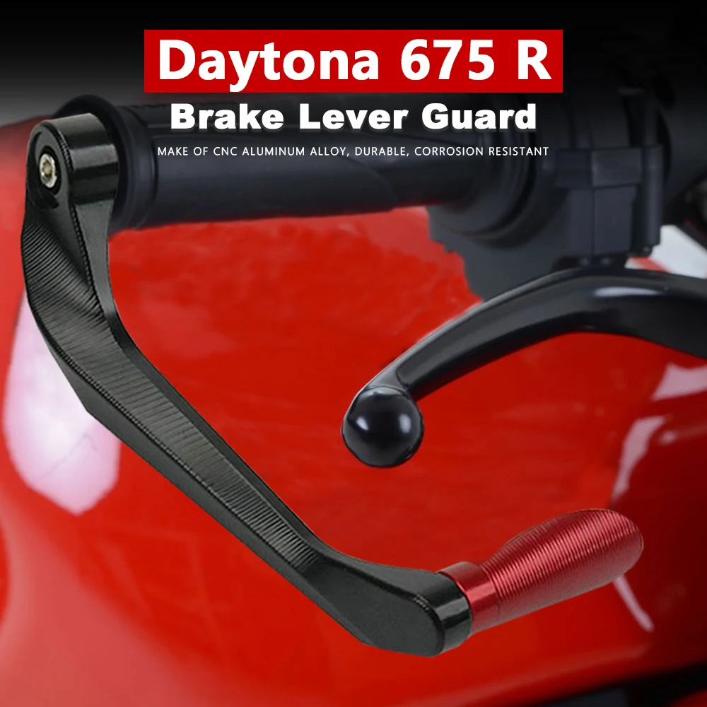 Brake Lever Guard For Bonneville Speedmaster T100 T120 Black Daytona 600 650 675R 955 765 Moto2 Speed Triple 1200 RR Street Twin