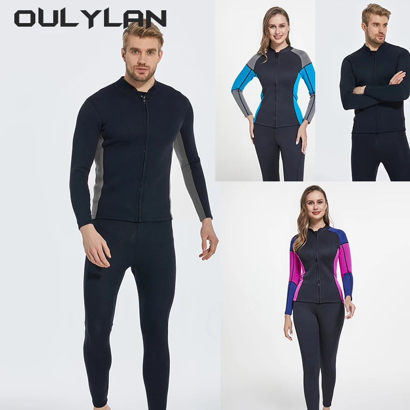 2024 Insulated Neoprene Diving Top, Diving Swimsuit, Surfing Robe, 2mm Outdoor Swimming Diving Robe, Easy to Wear and Remove