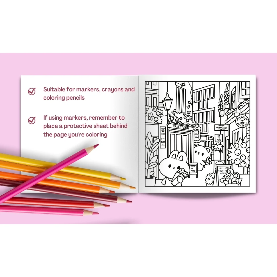 Cute London A Kawaii Coloring Book Adventure Color Cozy London Landmarks Fun for Kawaii and London Fans of All Ages
