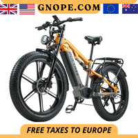 PULUMA Electric Bicycles 48V 20AH Peak Power 3000W Motor 55KM/H Off-Road VTT Ebike 26*4.0 Fat Tire Electric Bikes Motorcycle