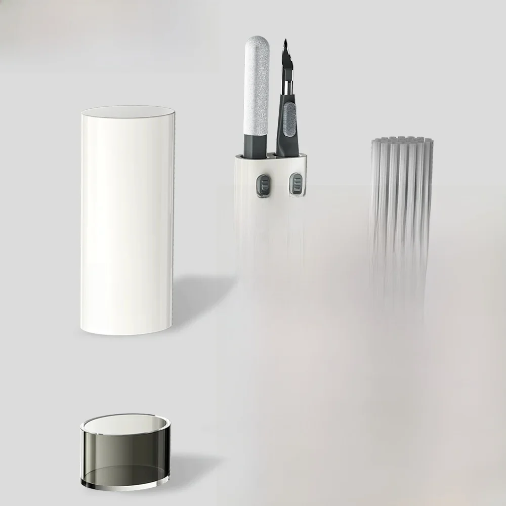 Essager Zestaw czyszczący 5 w 1 Szczotka do czyszczenia klawiatury komputerowej Słuchawki Bluetooth Pióro czyszczące do słuchawek AirPods iPhone Narzędzia czyszczące — zdjęcie 2