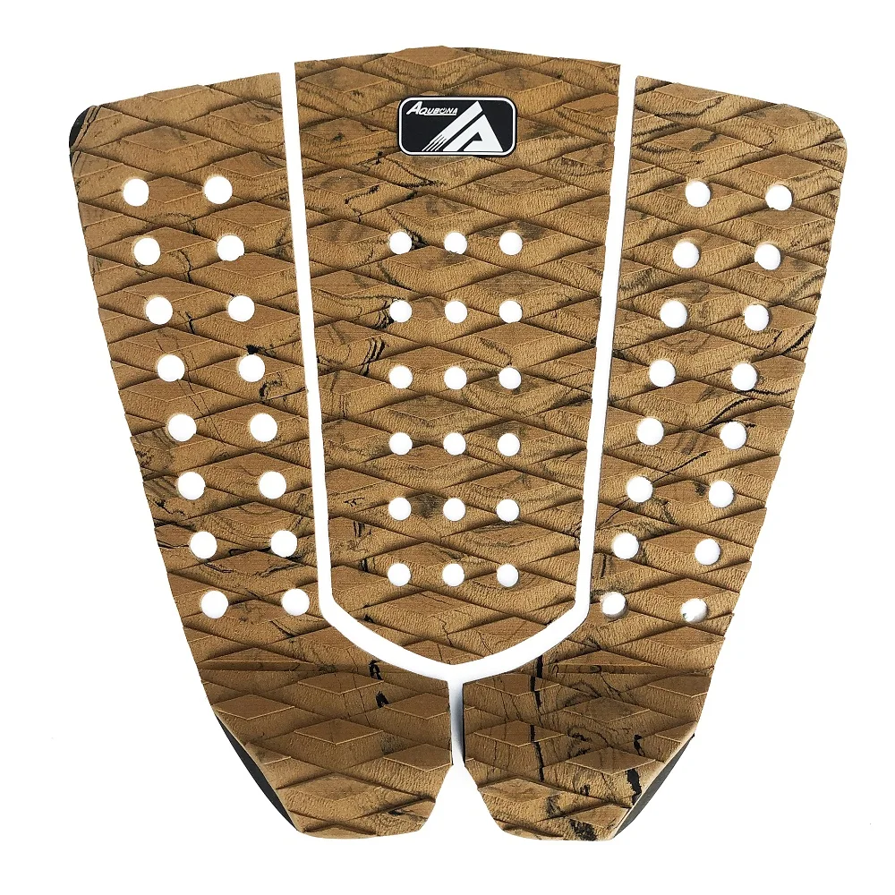 3 Piece EVA Surfboard Deck Traction Pads with Kicker for Stomp Skimboards, Applies All Boards/Multiple Color Choices