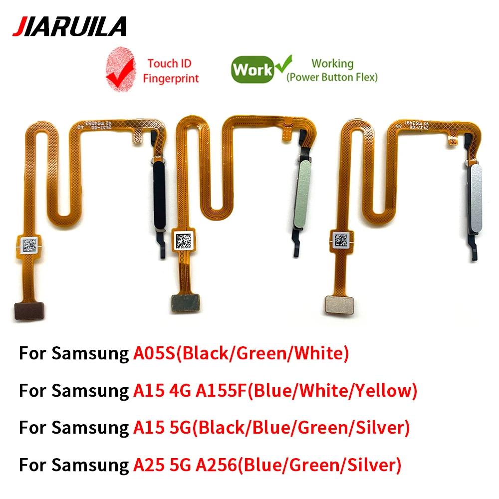 

10 шт., кнопка меню с возвратом дома, гибкий ленточный кабель для Samsung A05S A15 4G A25 5G A256