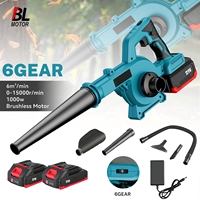 1000W Brushless Electric Air Blower Cordless Leaf Blower Leaves Snow Dust Cleaning Tool Fit For Makita 18V Battery Pins