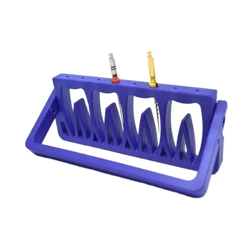 Distributeur Endo à 8 trous, support de fichiers endodontiques, Instrument de laboratoire dentaire autoclavable, porte-fraise dentaire