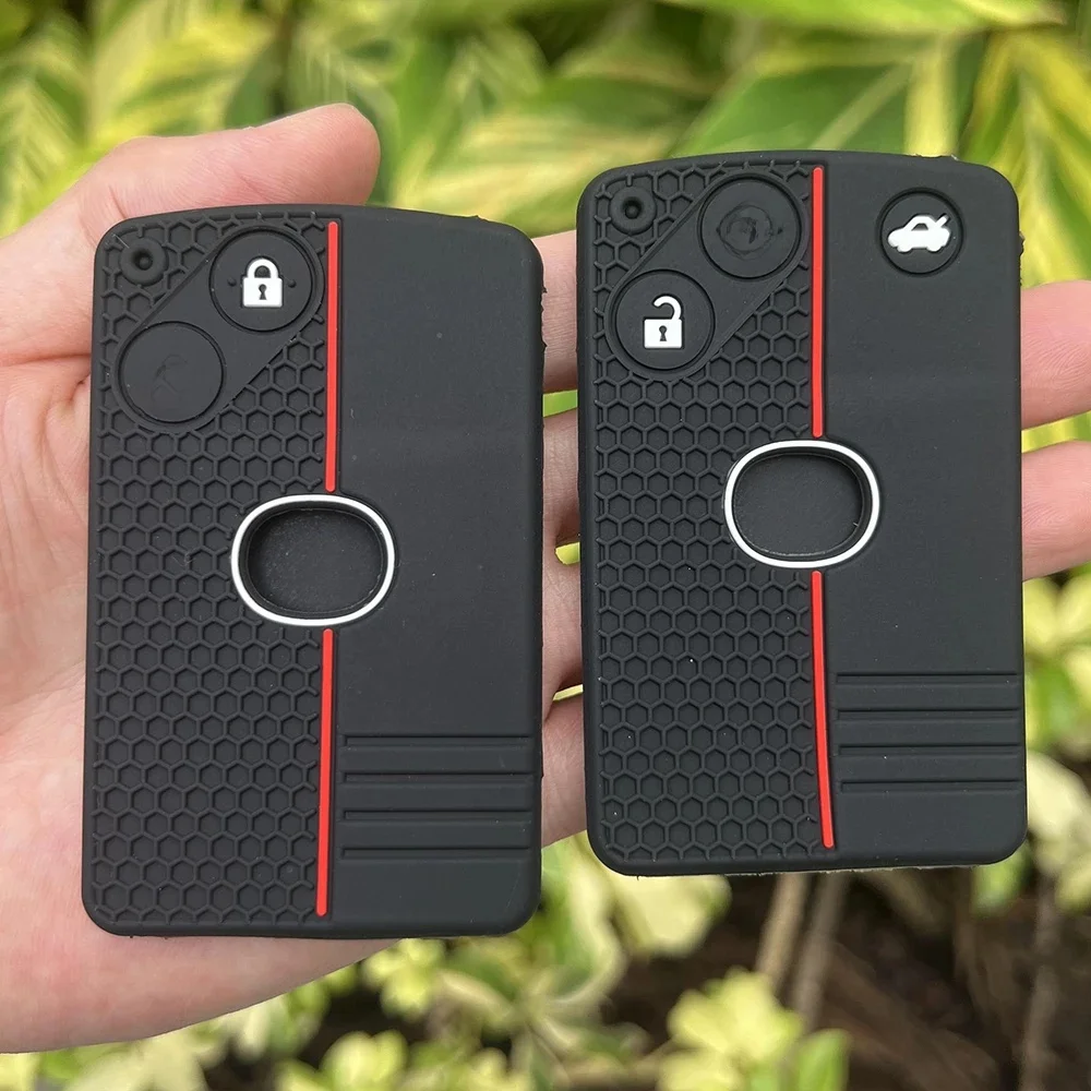 Étui en Silicone pour clé télécommande de voiture, pour Mazda 3 5 6 Cx-7 Cx-9 Cx7 Cx9 Miata Mx5 Verisa Premacy Rx8 Mx5 M8, accessoires de carte intelligente