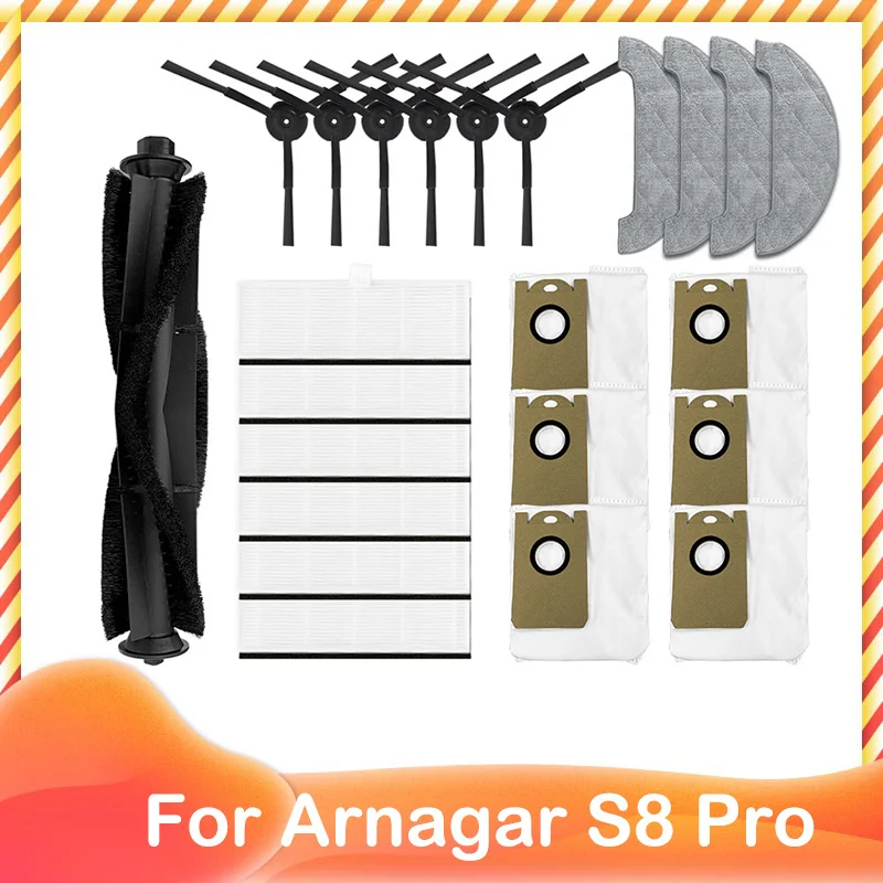 For Arnagar S8 Pro /  Imou L11 Pro / Honiture Q6 Pro /  Airrobo T10+ Accessories Main Side Brush Filter Dust Bag Cloths Parts