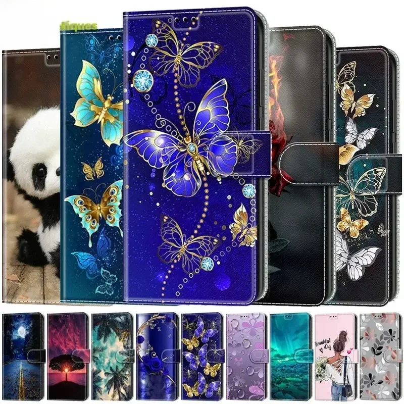 Étui de téléphone en cuir à rabat pour Xiaomi Redmi Note 14, housse de support portefeuille pour Xiaomi Redmi Note 14 Pro, Note14, 14Pro Plus, 5G