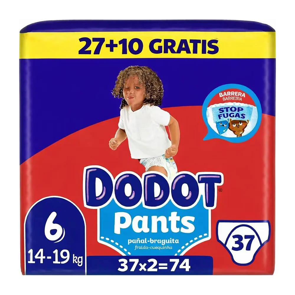 Dodot Bebé Pants Pañales Talla 6