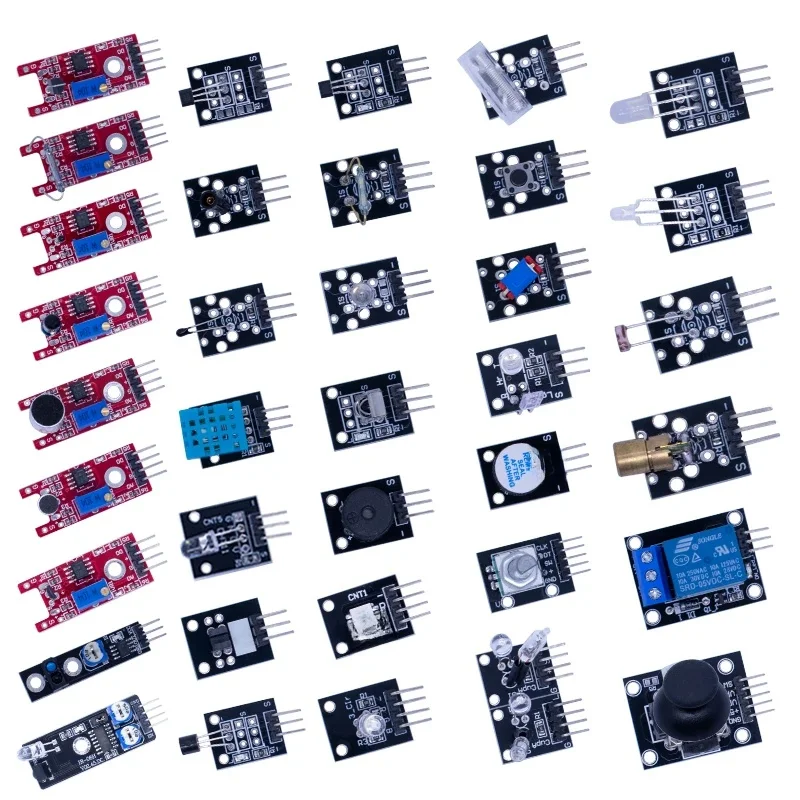 45 in 1 sensormodules Starterkit beter dan 37in1 sensorkit 37 in 1 sensorkit UNO R3 MEGA2560 Voor Arduino - afbeelding 2