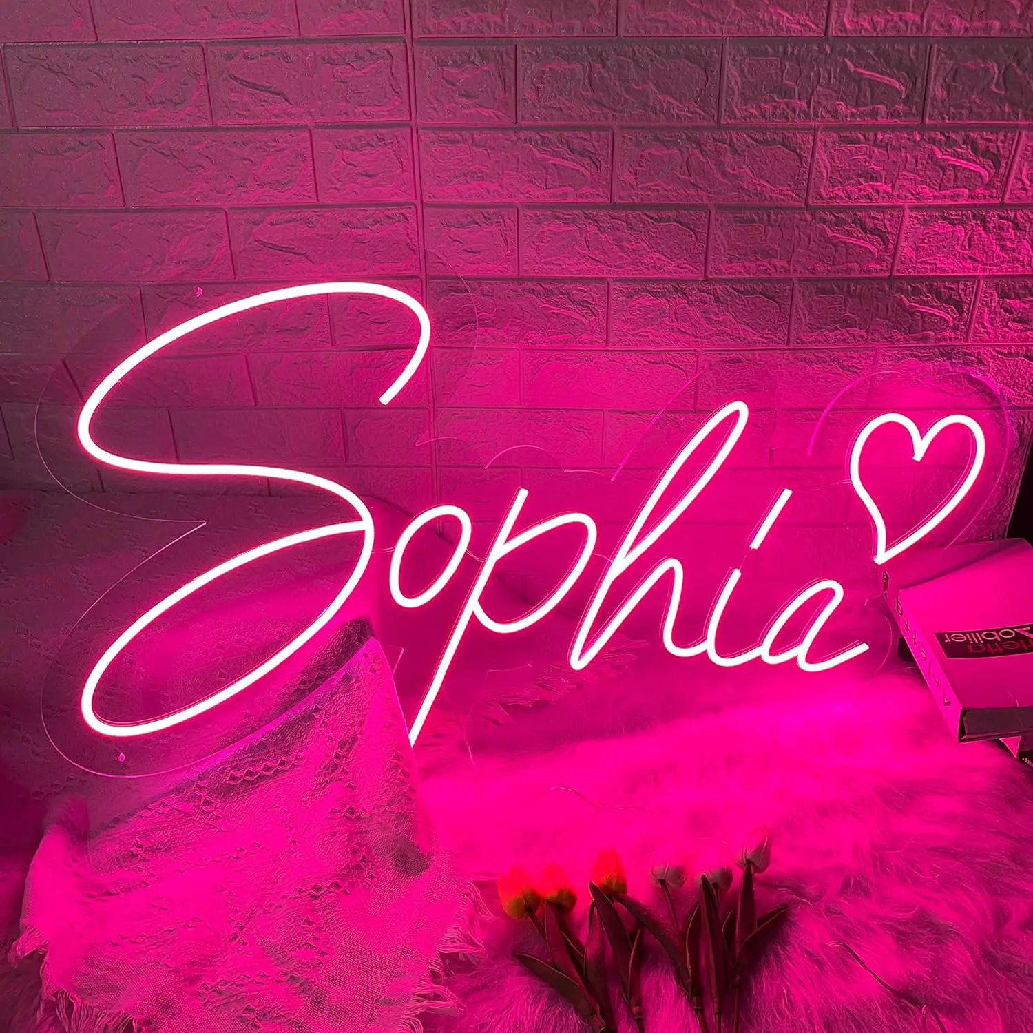 LED Customizable Neon Light Sign USB Dimmable Personalized Neon Name Lights For School Dormitories Weddings Holidays Wall Decor