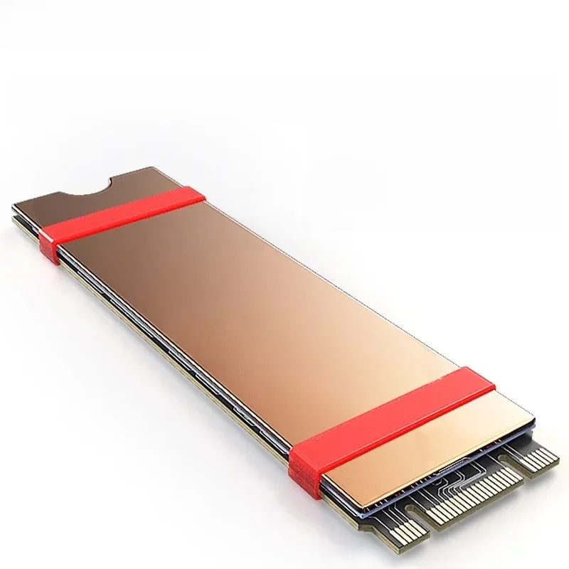 LDPCSJ M.2 NVME SSD Heastink avec Nano tampons thermiques dissipateur de chaleur en cuivre coussin thermique de refroidissement pour M2 2280 SSD dans l'ordinateur portable