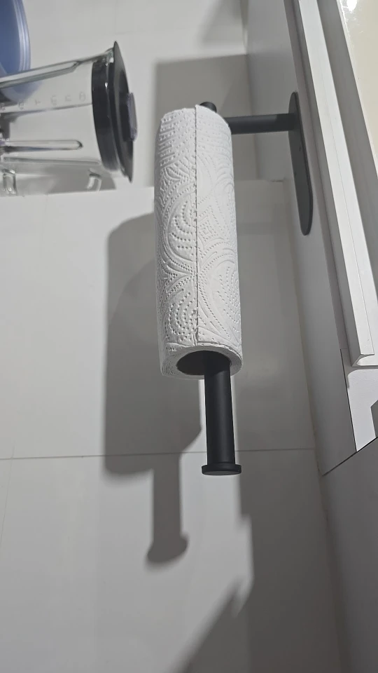 Kitchen Paper Towel Holder Adhesive Tissue Hanger Toilet Roll Paper Dispenser Cabinet Storage Napkin Rack Bathroom Accessories photo review