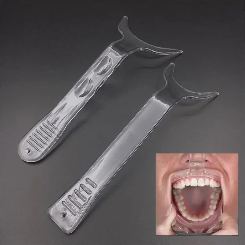 Retrator de pressão labial dental em forma de t intraoral bochecha ortodôntica abridor de boca para