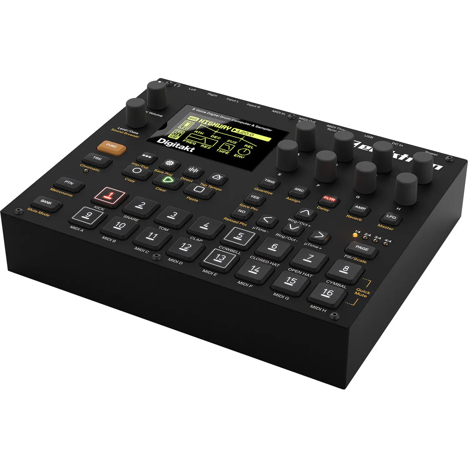 

Новый в наличии на барабанной машине Elektron digitакт