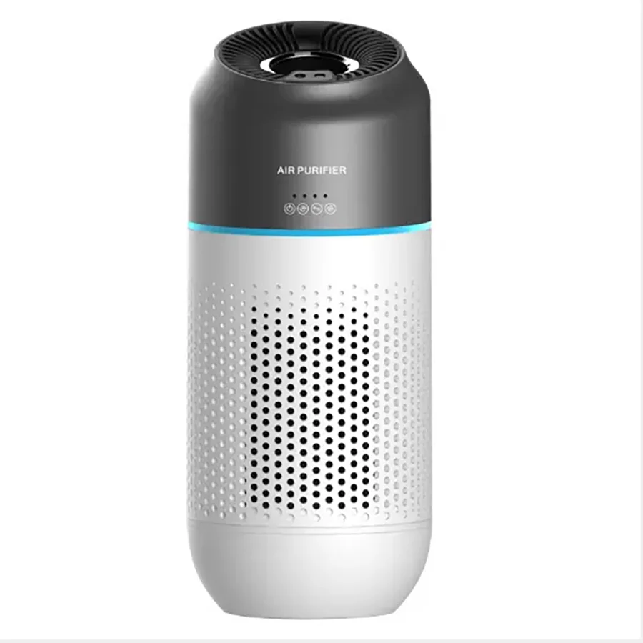 USB Intelligent Car Air Purifier Hepa Filter Double Purification Portable Low Noise Air Purifier With Gesture Control Sensor