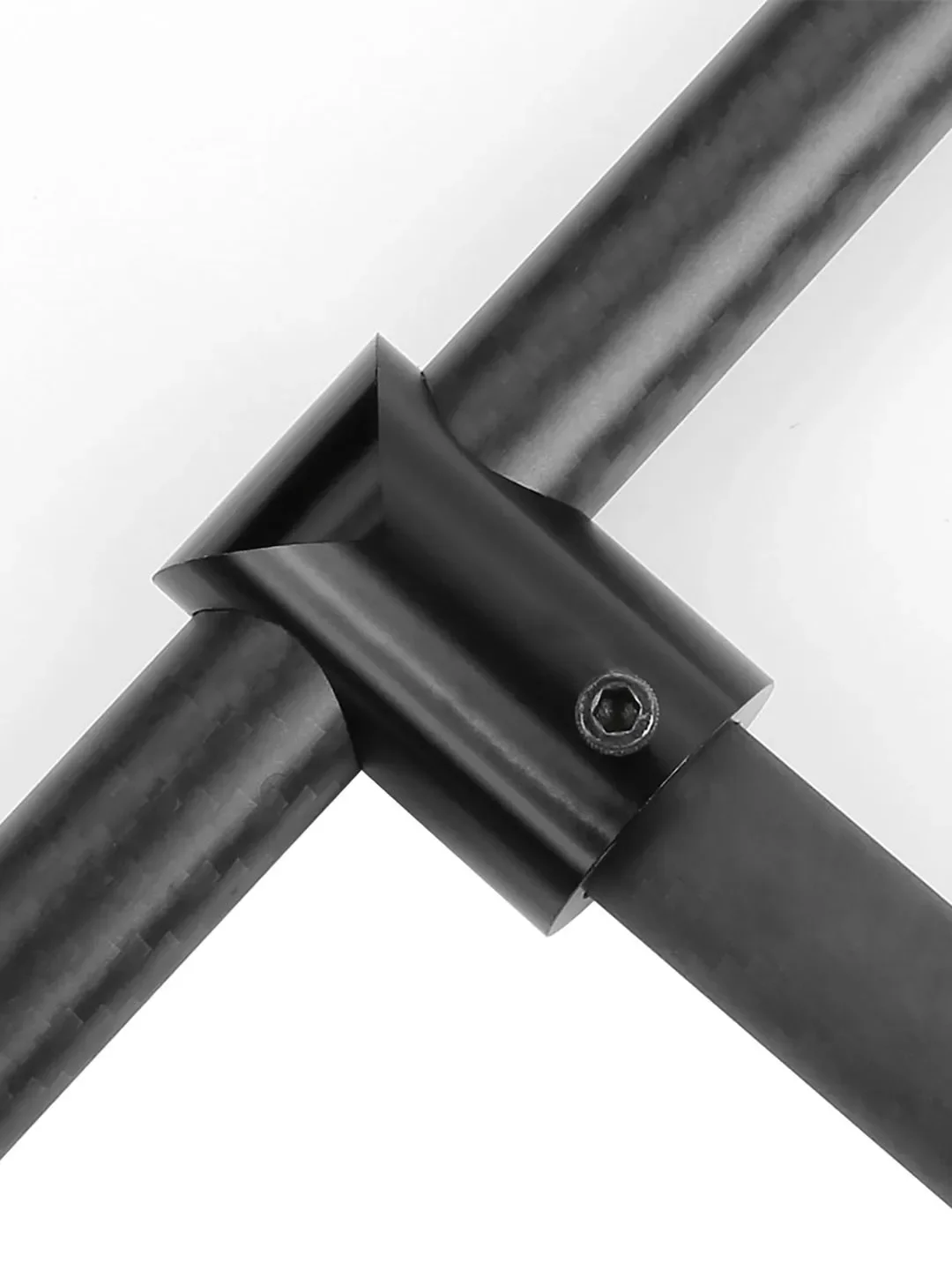 Connecteur de tube en fibre de carbone CZ Landing Gear CNC en alliage d'aluminium pour trépied en T 12 14 16 20 mm pour drone agricole UAV