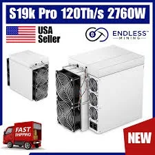 A Ready to Ship Bitmain Antminer S19k Pro 120Th/S, 2760W