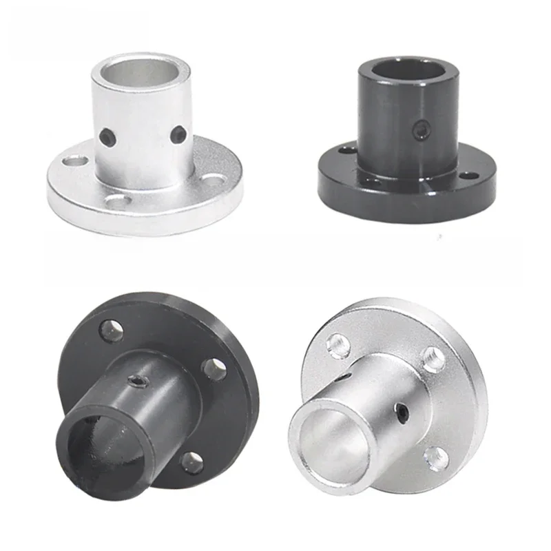 LFH LFC wałek prowadzący podstawa nośna okrągły kołnierz ID 8mm - 50mm wspornik osi optycznej stop aluminium/45 # stal LFH/LFC 8 do 50 — zdjęcie 2