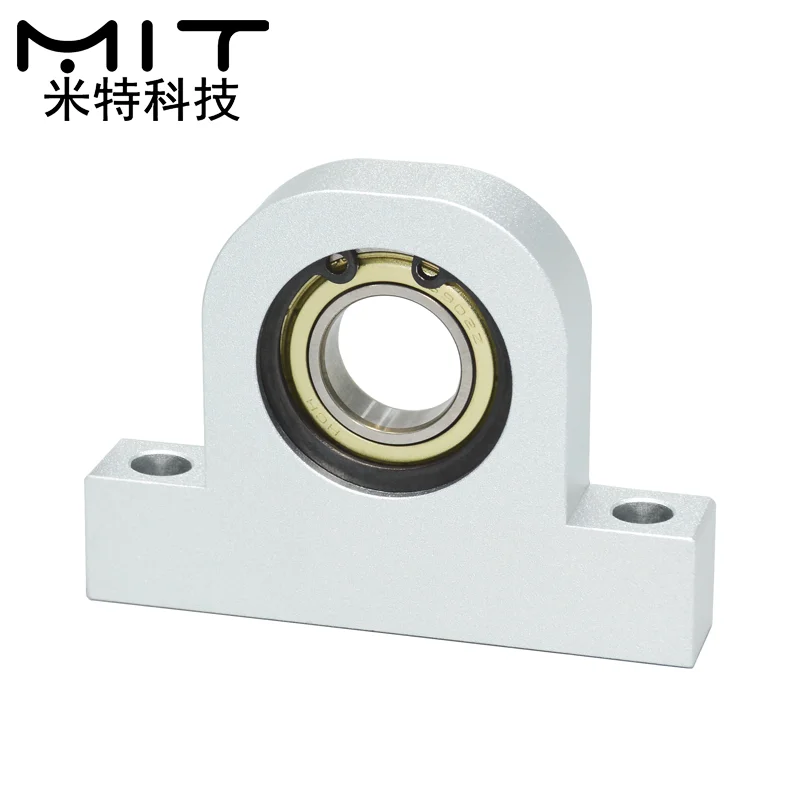 Economical Vertical Bearing with Housing Bearing Seat Parts Aluminum Bearing Fixed Seat Screw Optical Shaft Bearing Dia 6 to30