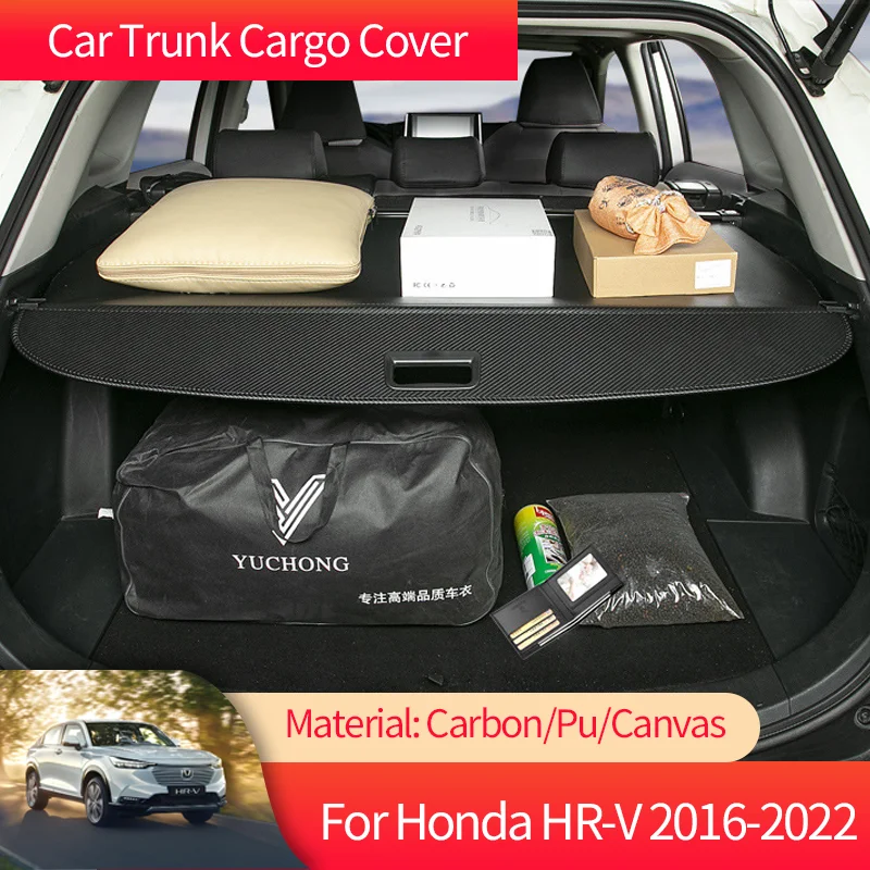 

for Honda HR-V HRV Vezel RU 2016~2022 Car Trunk Cargo Cover Luggage Storage Rear Boot Tray Security Shielding Shade Accessories