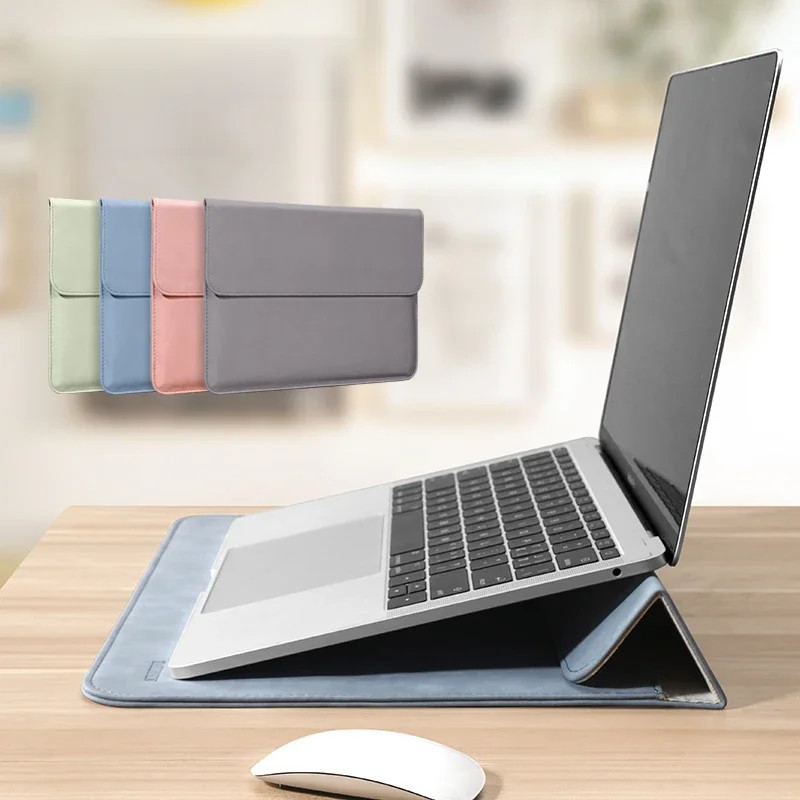 Torba/Pokrowiec na Laptopa do Macbook M1 Air Pro 13 15, Etui na Notebooka do Huawei ASUS Dell 11 12 13.3 14 15.6 cala, Futerał z Funkcją Stojaka — zdjęcie produktu 7