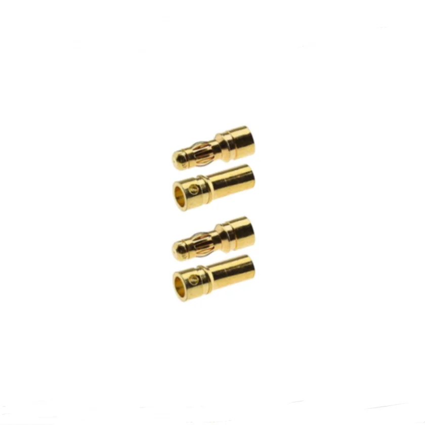 10 paia 2.0mm/3.0mm/3.5mm/4.0mm connettore a Banana a proiettile placcato oro per motore brushless RC ESC