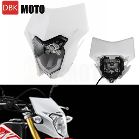 오토바이 LED 헤드라이트 어셈블리 헤드램프, 혼다 CRF150L 2016-2019 엔듀로 더트 바이크 헤드램프
