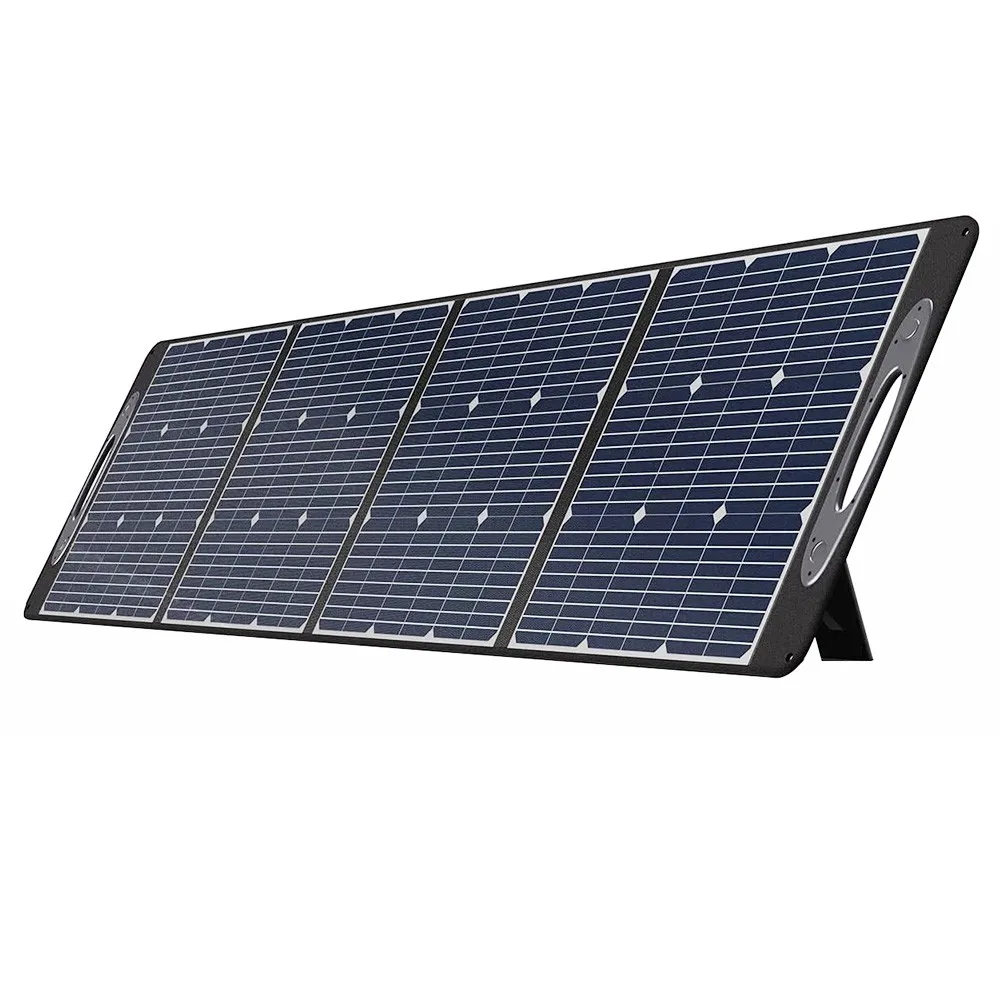 OUKITEL PV200E 200W Foldable Solar Panel with Stand, Solar Energy Conversion Efficiency 21.7%, IP65 Waterproof