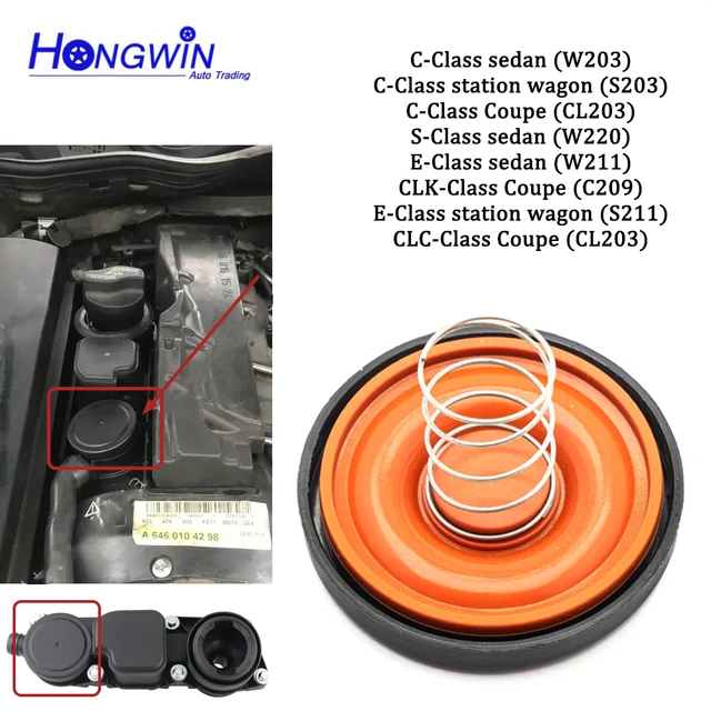 A6460100162 a6460101462 pcv ventildeckel membran für mercedes-benz 