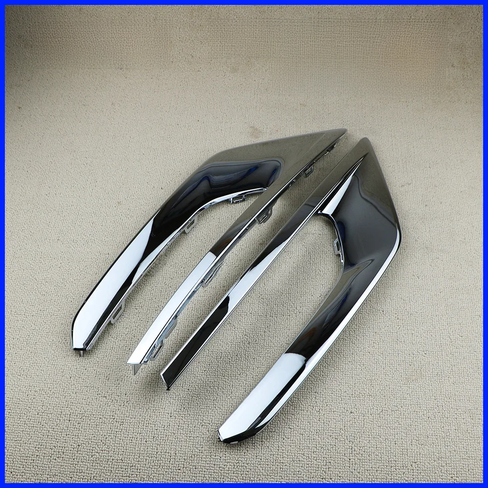 31663539 31663540 Front Bumper Fog Lamp Cover Grille Chromium plated bright strip For Volvo XC90 2020 2021 2022 Car Accessories