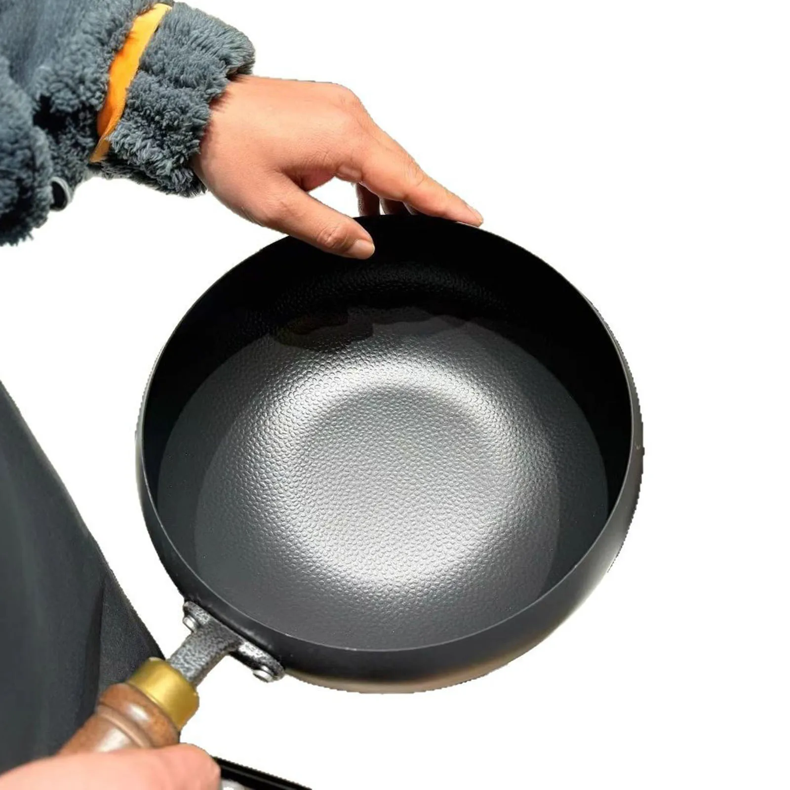 

Кухонная железная сковорода вок, плита, индукционная плита, посуда, кастрюли, кастрюли для приготовления пищи, вок с плоским дном, железная сковорода вок, китайский вок