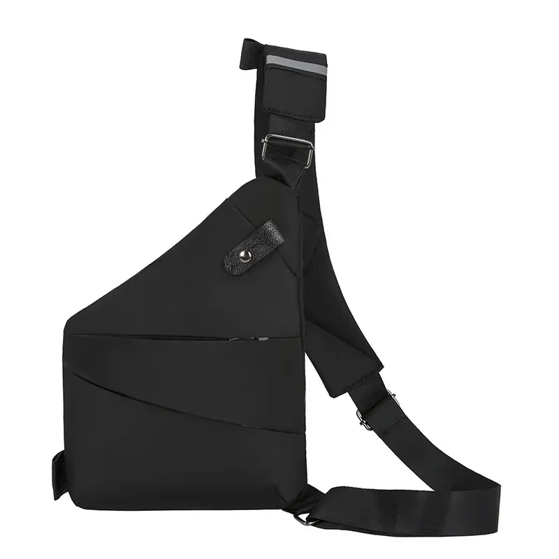 AliExpress NONE Simple Outdoor Leisure Men's Chest Bag Cycling Anti-theft Crossbody Bag Large Capacity Waterproof Shoulder Bag Phone Purse