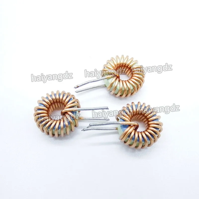 13mm-10uH/ 15uH /18uH 8A 0.9 garis 5052 cincin biru dan hijau cincin magnetik induktor mode diferensial