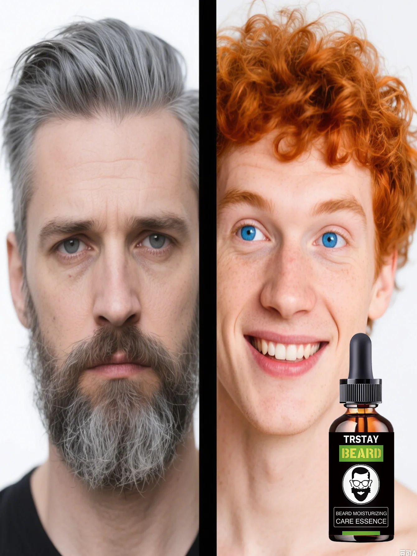 Beard Care Formula High Moisturizing Reduces Static Electricity Soft Stylish Healthy Beard Growth Nourishing Vitamins Essential - Image 2