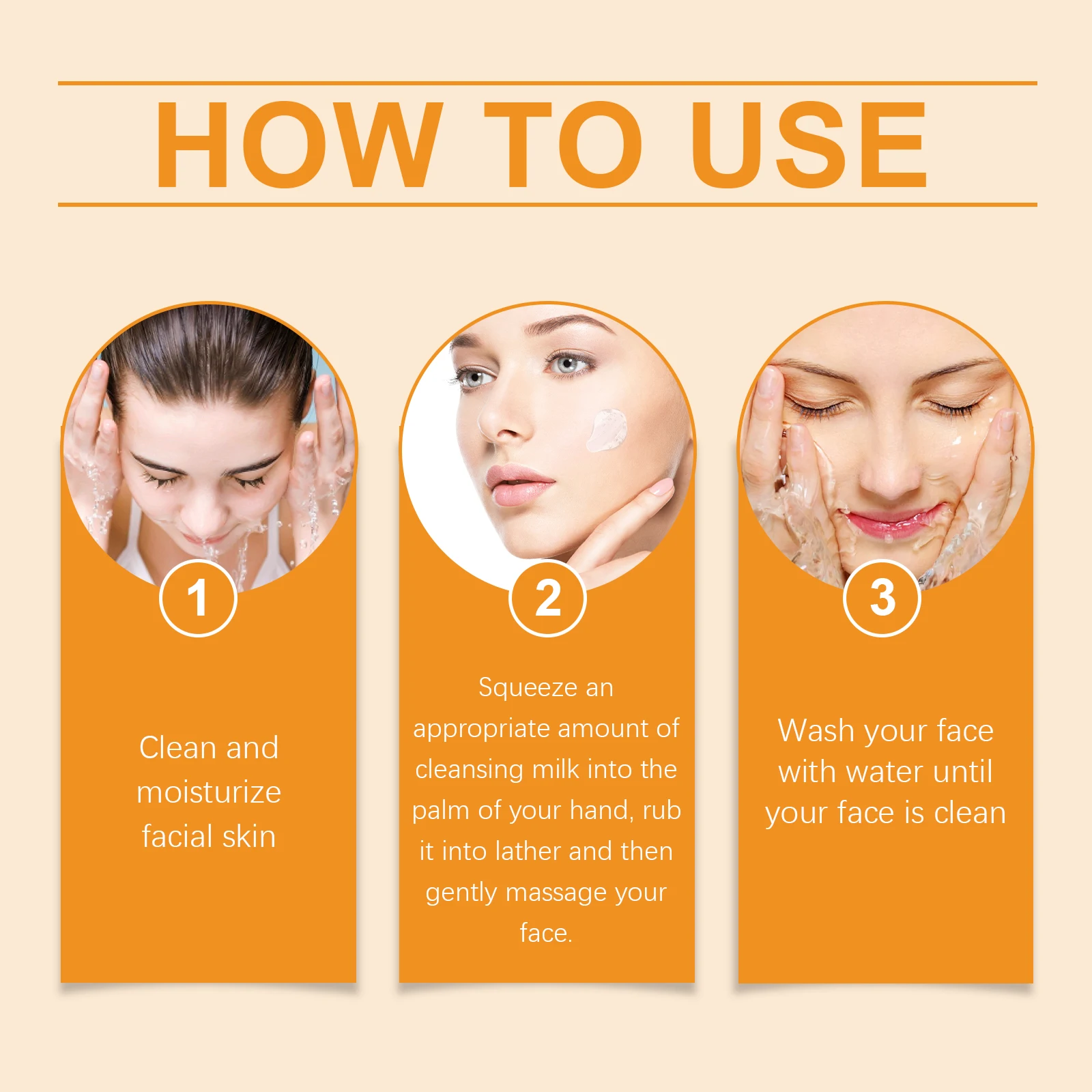 Oceaura فيتامين C منظف الوجه تنظيف لطيف المسام الأوساخ السيطرة على النفط المسام تقليص منعش متوهجة لون البشرة منظف الوجه #4