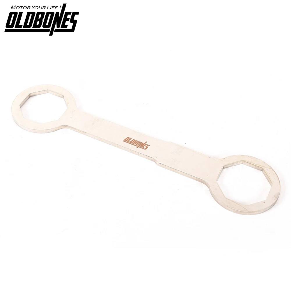 

Motorcycle Front Shock Absorber Disassembly Wrench Dirt Bike Fork Cap Stainless Steel Spanner Tool For HONDA KAWASAKI